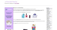 Desktop Screenshot of e-scentialbeauty.com