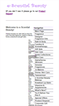 Mobile Screenshot of e-scentialbeauty.com