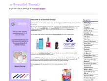 Tablet Screenshot of e-scentialbeauty.com